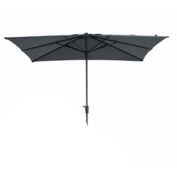 Parasol Syros carré reversible 280x280cm gris