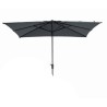 Parasol Syros carré reversible 280x280cm gris