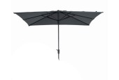 Parasol Syros carré reversible 280x280cm gris