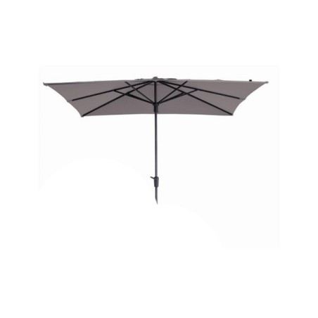 Parasol Syros vierkant opdraai 280x280cm taupe