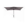 Parasol Syros vierkant opdraai 280x280cm taupe