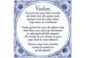 Paperdreams Tegel delfts blauw - Vader