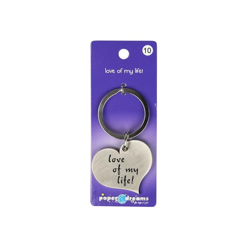 Hart sleutelhanger - Love of my life