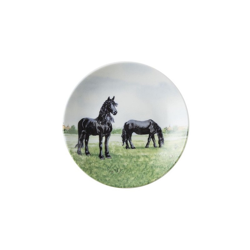 Wiebe van der Zee Petit four Wij Gevoel paard doos a 4 stuks Ø10,5cm porselein