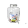 Pichet à limonade avec robinet 5 litres Verre (17x17x30cm)