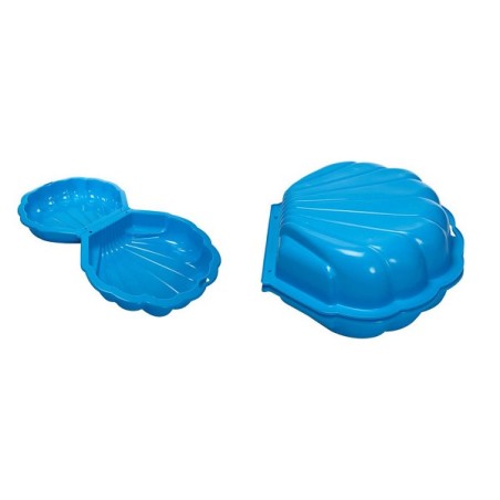 Coquille de bac à sable bleu 102x98x20cm 2 pièces.