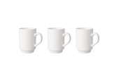 Mammoet Automatenmug Budgetline porcelaine 190ml blanc (lot de 3) dia6,5xh9cm