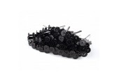Tampons toniques 17 cm noirs 100 pcs