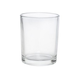 Theelichtje helder glas 5x6.5cm