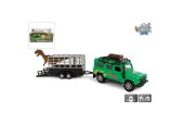 Kids Globe Land Rover dino transport die cast pullback-action 29cm