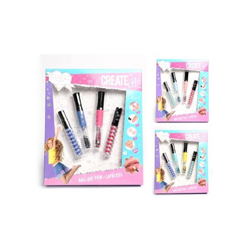 Créez-le ! Décoration d'ongles et brillant à lèvres