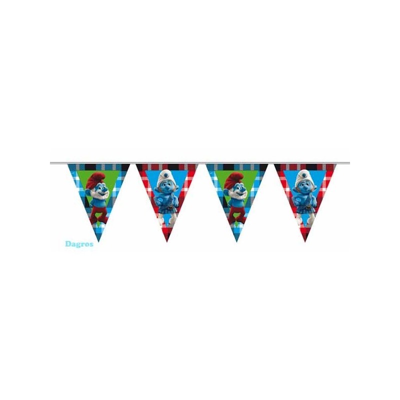 ligne de drapeau schtroumpf