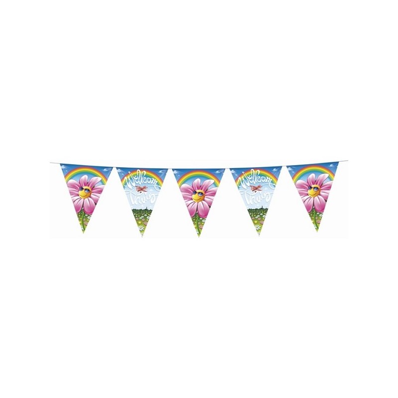 Guirlande 6m Welcome Home plastique pack de 5 pièces