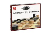 Jumbo Dammen 1 kartonnen dambord met 40 houten schijven