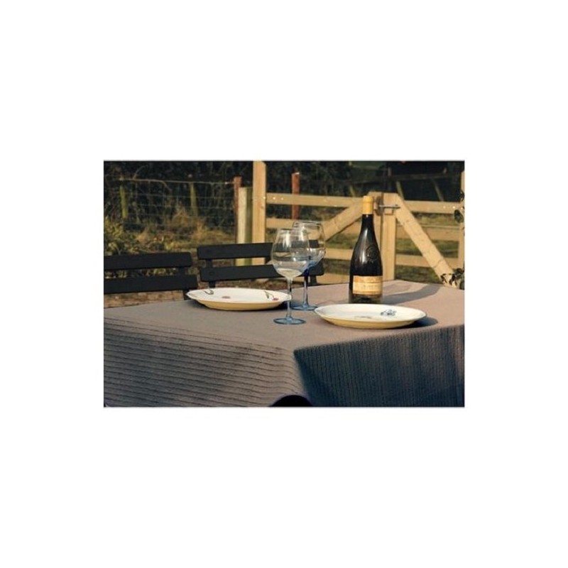 Tafelkl. Margerita 160cm rond taupe