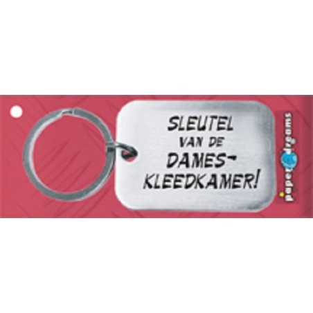 Sleutelhanger Dameskleedkamer