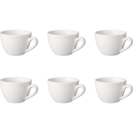 Mammoet Tasse à cappuccino Budgetline 210ml porcelaine blanche (lot de 6) 8,8x6cm