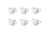 Mammoet Tasse à cappuccino Budgetline 210ml porcelaine blanche (lot de 6) 8,8x6cm