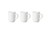 Mammoet Automatenmug Budgetline porcelaine 190ml blanc (lot de 3) dia6,5xh9cm