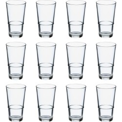 Mammoet Bierglas Budgetline Amsterdam stapelbaar  340ml set a 12 stuks