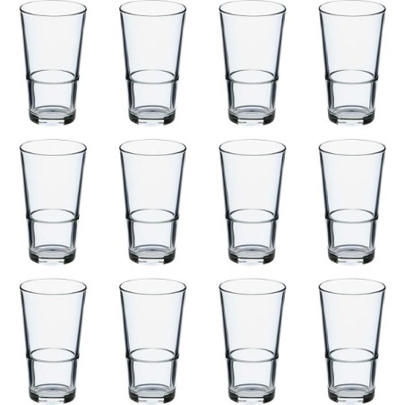 Mammoet Bierglas Budgetline Amsterdam stapelbaar  340ml set a 12 stuks