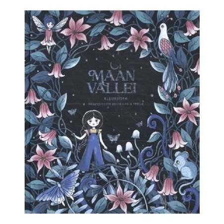 Livre de coloriage Moon Valley pour adultes relié 88 pages