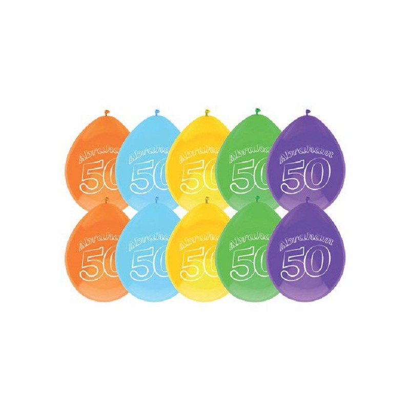 Ballons Abraham 10 pièces 30cm