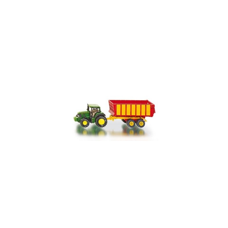 Siku 1650 John Deere met silagewagen