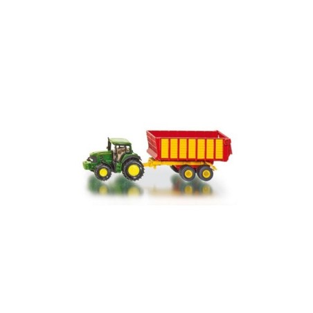 Siku 1650 John Deere met silagewagen