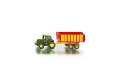Siku 1650 John Deere met silagewagen