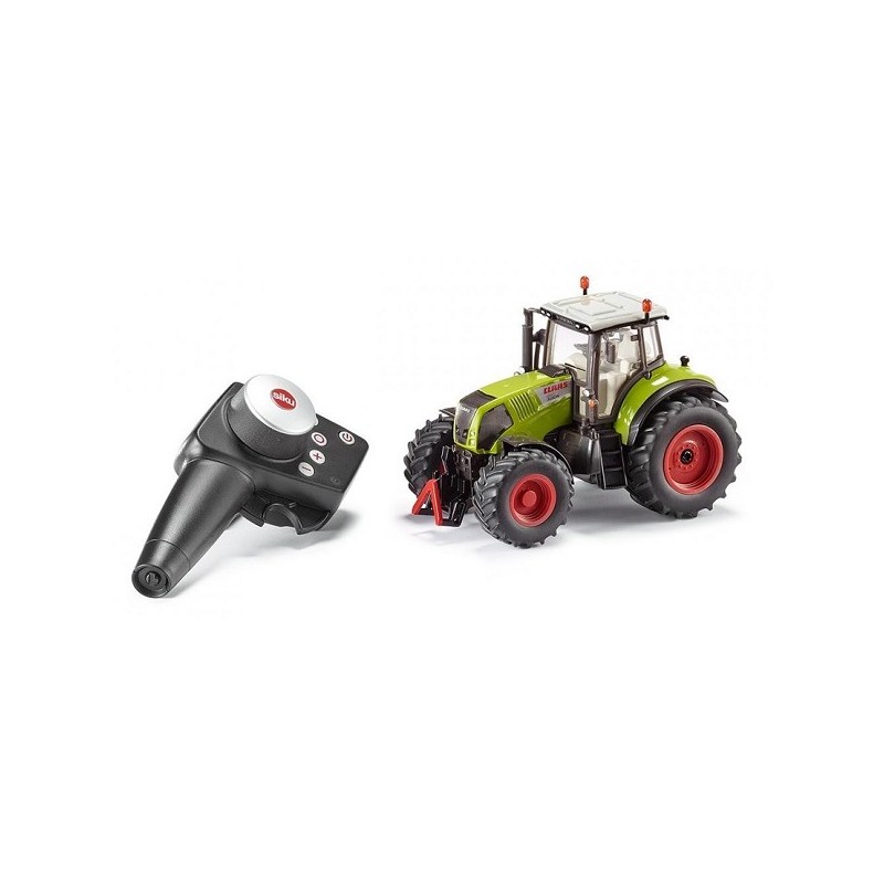 siku 6882, Claas Axion 850 Tractor, op afstand bestuurbaar, 1:32, inclusief controller, metaal/kunststof, groen, werkt op batter