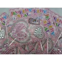 Pack d'autocollants pailletés de 12 pièces