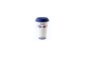 Boerenbont Coffee to Go 370ml Ø10cm hoogte 14,8cm aardewerk/siliconen