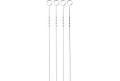 Stylos barbecue 38cm lot de 4 pièces en métal