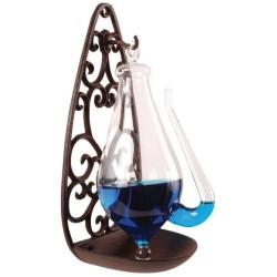 Esschert Design Donderglas Met Gietijzer Houder 14x12x28cm
