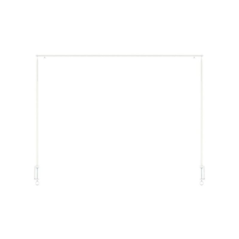 Esschert Design Pince de table blanc 211,5xh110,5cm