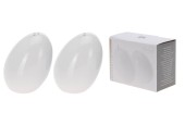 Ensemble sel et poivre, 2 pièces en porcelaine