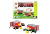Toi Toys Tractor Set Schuur Met Tractor 20x27,5cm Kunststof