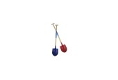 Schep Punt Metaal/hout Met T-handvat 12x65cm