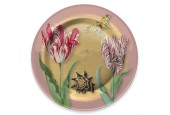 Assiette Marrel tulipes métal en show box Ø26cm