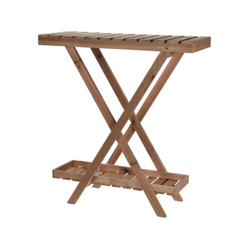 Plantenrek hout 2 lagen 70x28x75cm