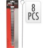 Bbq spiezen 27cm set van 8 stuks op kaart