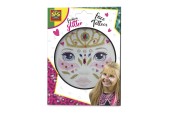 Ses Fashion tatouages visage à paillettes Princesse