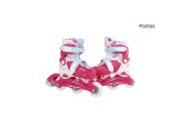 Street Rider Inline skates hardboot roze verstelbaar maat 30-33 abec 7