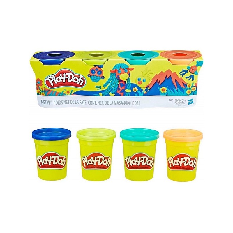 Hasbro Play Doh classic color 4 potjes