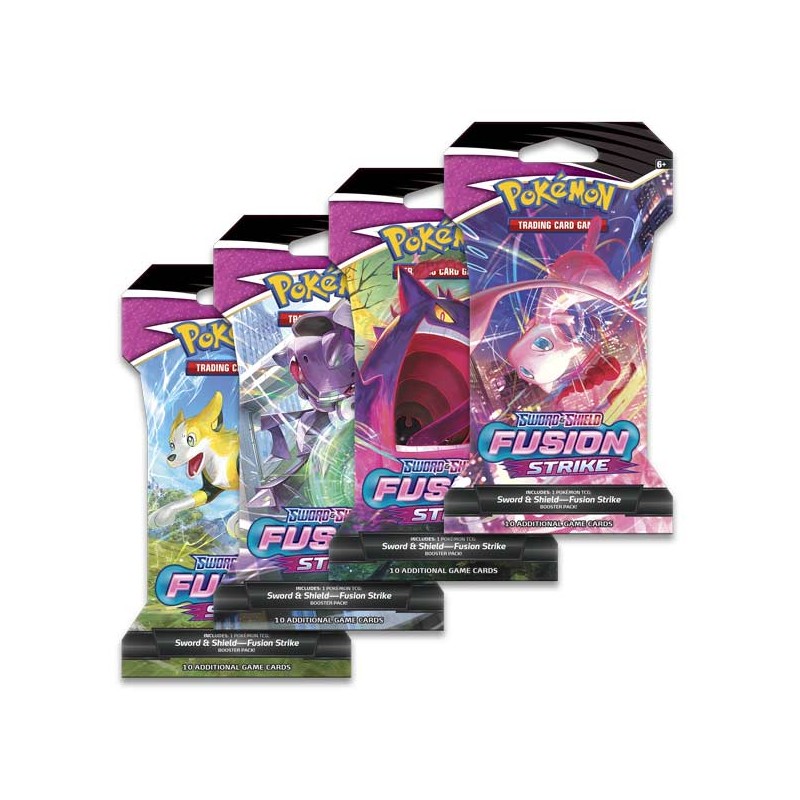Pokémon TCG Sword & Shield Fusion Strike Sleeved Booster