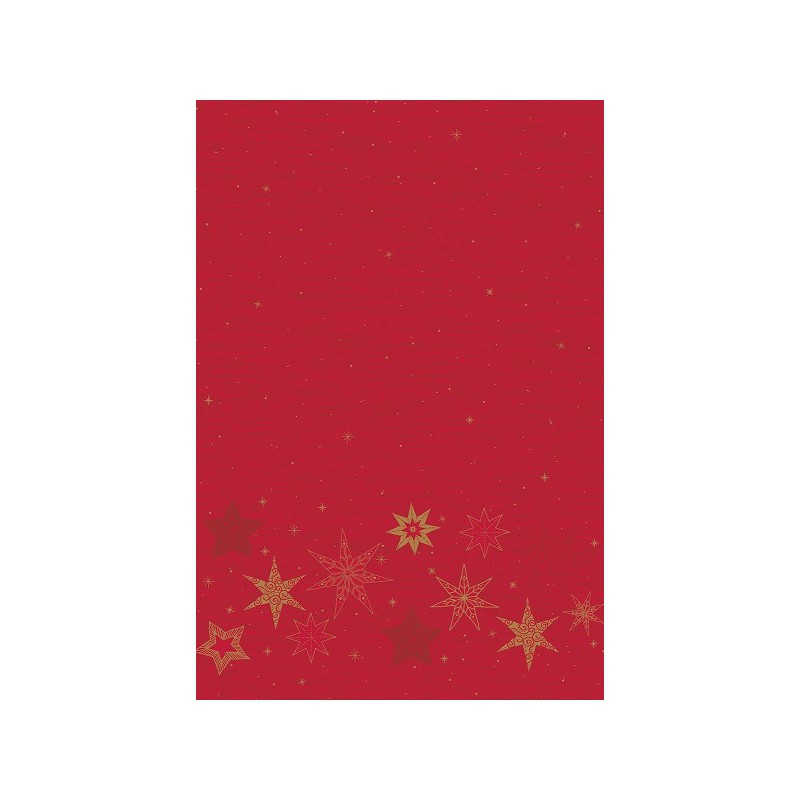Duni Tafelkleed Star Stories red 118x180cm