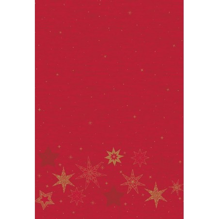 Duni Tafelkleed Star Stories red 118x180cm