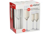 Alpina Champagneglas 220ml set a 6 stuks