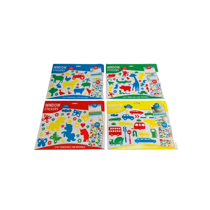 Raamstickers meer dan 100 stuks 29x23,5cm